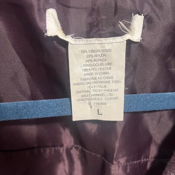 Vintage purple tweed blazer - Picture 3 of 3